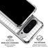 White Grid Google Pixel 10 Pro XL Clear Case